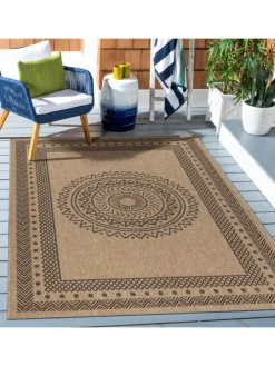 Outdoor Teppich DHAKA Schwarz