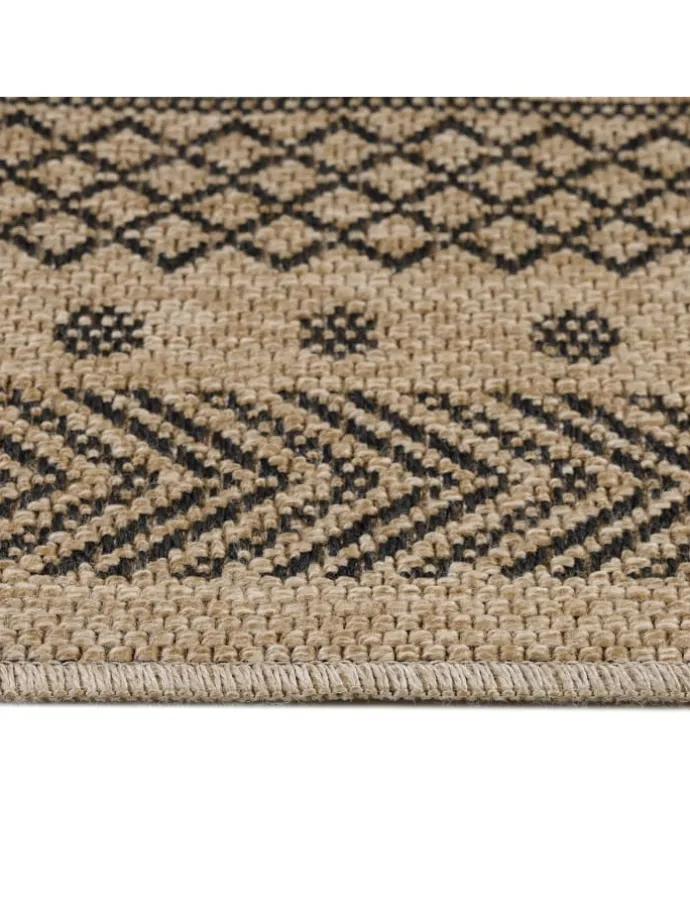 Outdoor Teppich DHAKA Schwarz