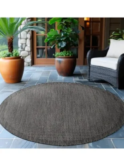 Outdoor Teppich GIZA Schwarz