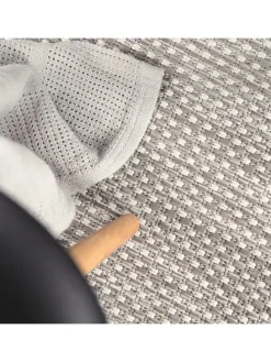 Outdoor Teppich Natur Balkon, Terrasse in Grau