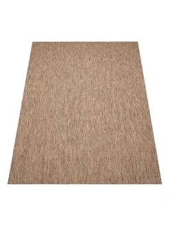 Outdoor Teppich Natur Balkon, Terrasse in Beige