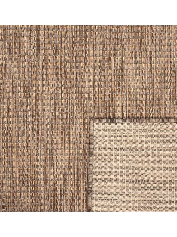 Outdoor Teppich Natur Balkon, Terrasse in Beige