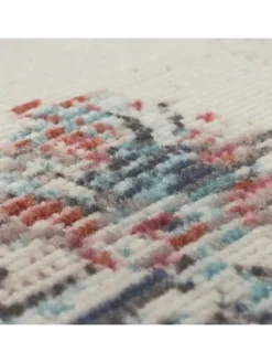 Outdoor Teppich Orientalisch Vintage Balkon, Terrasse in Creme