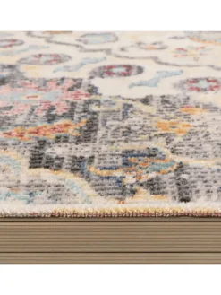 Outdoor Teppich Orientalisch Vintage Balkon, Terrasse in Grau