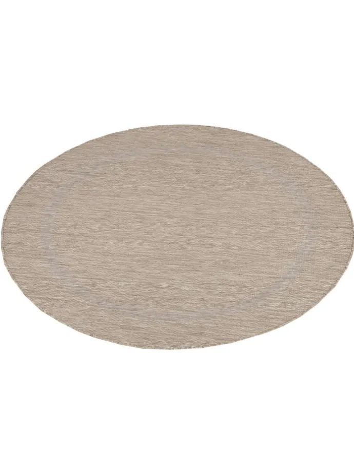 Outdoor Teppich RELAX Beige Rund
