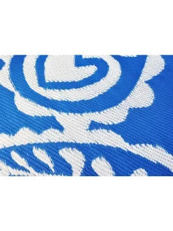 Outdoor Teppich 120x180cm In- & Outdoor in Paisley Blau