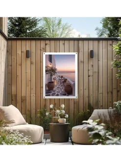 Outdoor-Kunstdruck " Mediterranean Sunset"