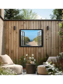 Outdoor-Kunstdruck "Beach View"