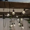 Outdoor-Lichterkette ,Fiesta' mit Batterie + Timer, 10 klare LED Glühb