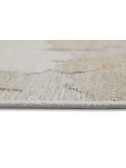 Outdoorteppich Beach Flower in beige, hellblau, gelb