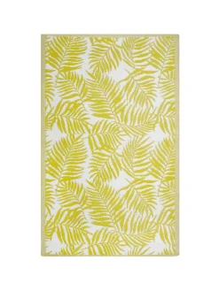 Outdoorteppich KOTA in Gelb/Weiß - (W) 120 x (H) 0.5 x (L) 180 cm