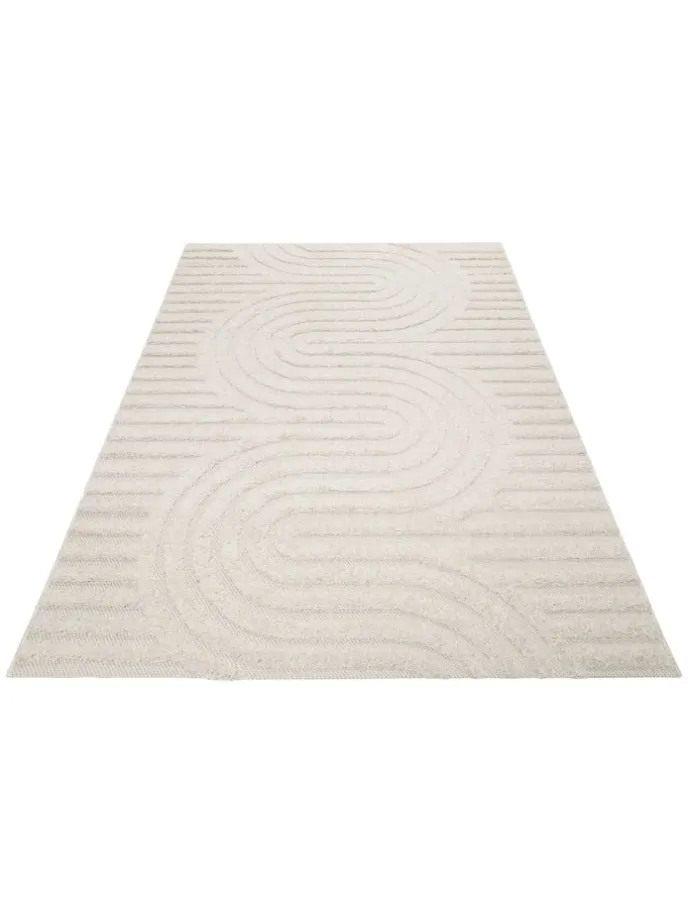 Outdoorteppich Miles in creme beige