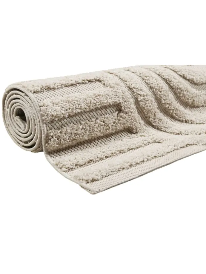 Outdoorteppich Miles in creme beige