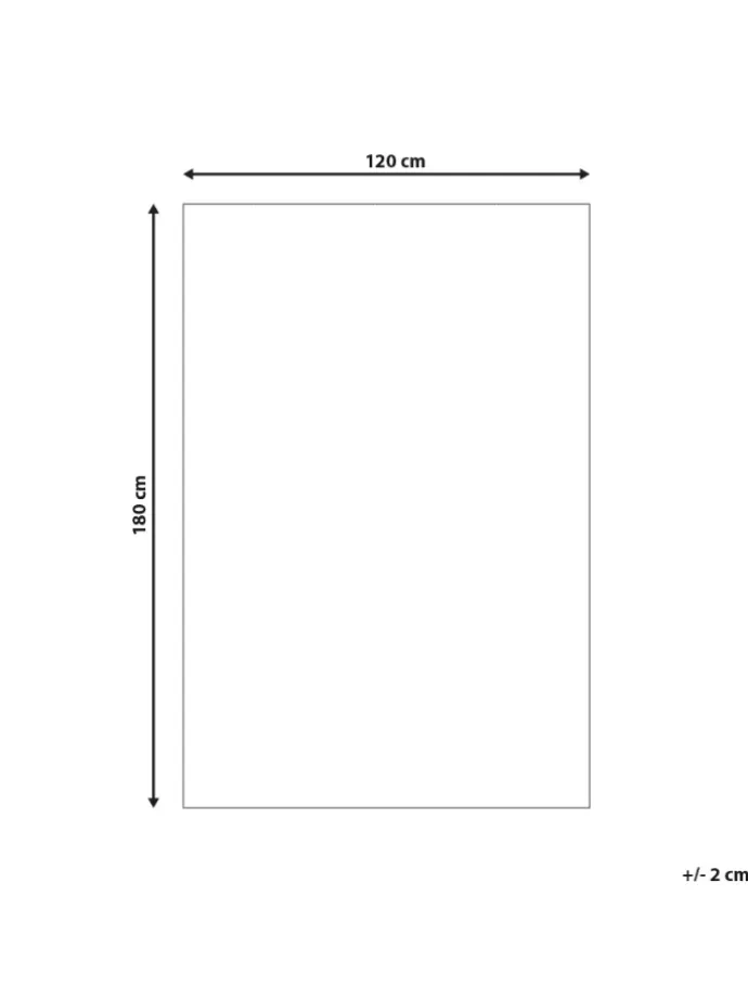 Outdoorteppich NAGPUR in Blau/Weiß - (W) 120 x (H) 0.5 x (L) 180 cm