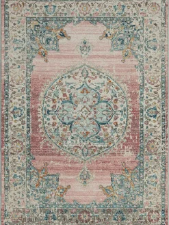 Outdoorteppich Palma A in Rosa