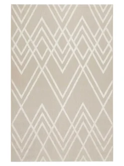 Outdoorteppich Rave in beige, weiss