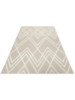 Outdoorteppich Rave in beige, weiss