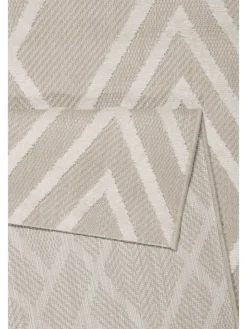 Outdoorteppich Rave in beige, weiss