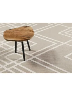 Outdoorteppich Rave in beige, weiss