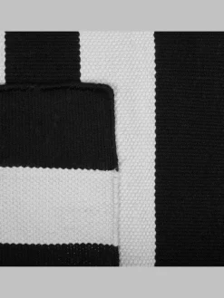 Outdoorteppich TAVAS in Schwarz/Weiß - (W) 160 x (H) 0.7 x (L) 230 cm