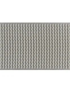 Outdoorteppich TUMKUR in Grau/Weiß - (W) 120 x (H) 0.5 x (L) 180 cm