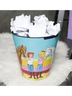 Papierkorb Bibi und Tina in Blau - 10 Liter