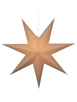 Papierstern "Plain" in Beige - Ø 90 cm