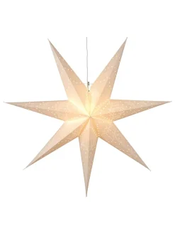 Papierstern "Sensy Star 70" in Creme - Ø 70 cm