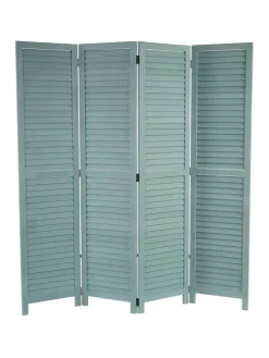 Paravant C30 im Shabby-Look, Grün