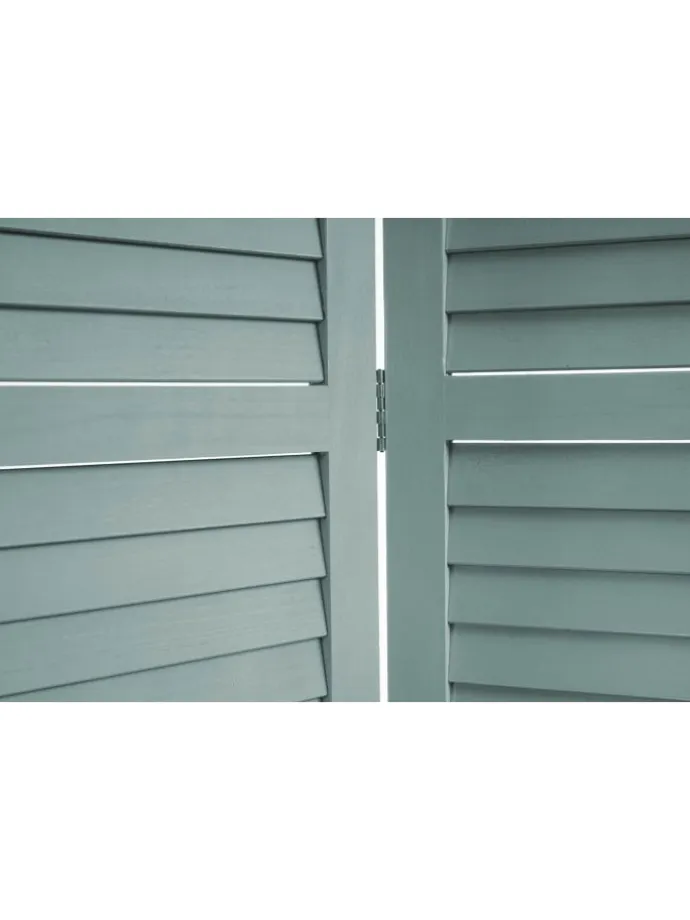 Paravant C30 im Shabby-Look, Grün