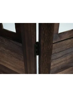 Paravant Izmir mit Ornamente, 170x161x2cm, braun