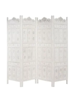 Paravent ESTELLA in Weiß