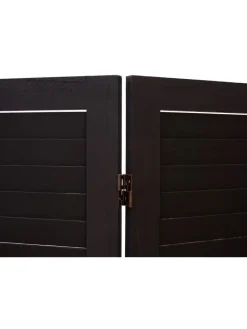 Paravent G30 im Shabby-Look, Anthrazit