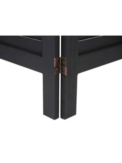 Paravent G30 im Shabby-Look, Anthrazit