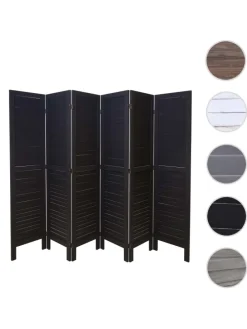 Paravent G30 im Shabby-Look, Anthrazit