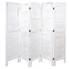 Paravent G30 im Shabby-Look, Weiß