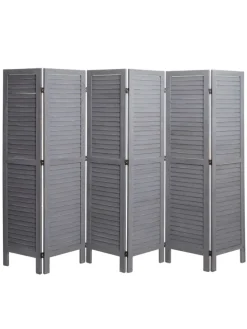 Paravent G30 im Shabby-Look, Grau