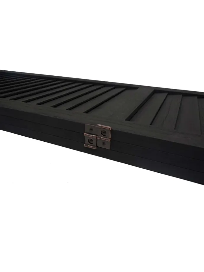 Paravent G30, Shabby-Look, Anthrazit