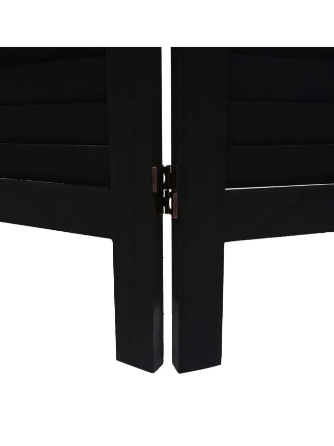 Paravent G30, Shabby-Look, Anthrazit