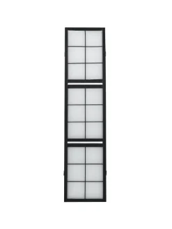 Paravent GOMAGOI in Schwarz - (W) 120 x (H) 170 x (L) 2 cm