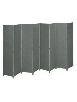 Paravent in Grau - (B)320 x (H)170cm