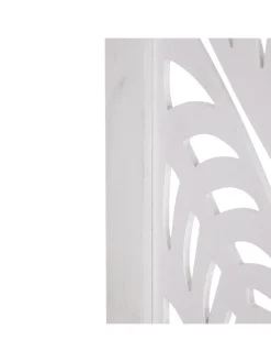 Paravent MELAGO in Weiß - (W) 122 x (H) 170 x (L) 2 cm