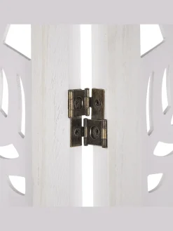 Paravent MELAGO in Weiß - (W) 122 x (H) 170 x (L) 2 cm