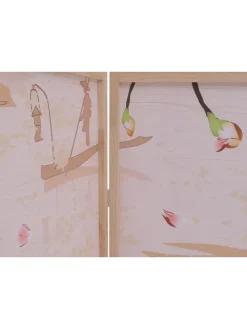 Paravent O70, Naturmotive 170x227cm, Kirschblüten