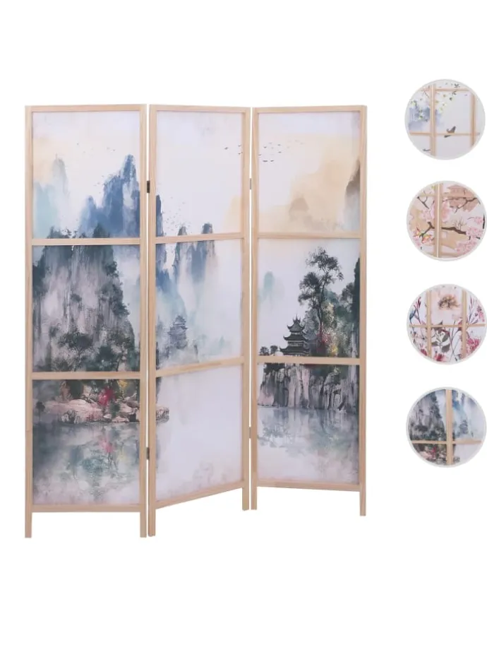 Paravent O70 Naturmotive 170x137cm, Berge