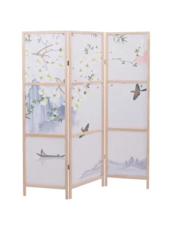 Paravent O70 Naturmotive 170x137cm, Flusslandschaft