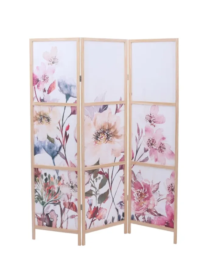 Paravent O70 Naturmotive 170x137cm, Blumen
