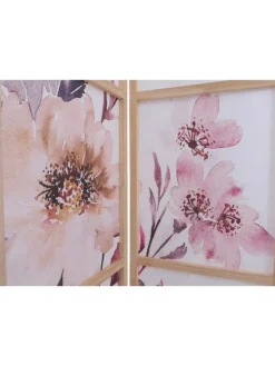 Paravent O70 Naturmotive 170x137cm, Blumen