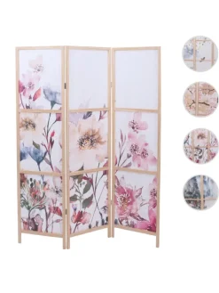 Paravent O70 Naturmotive 170x137cm, Blumen