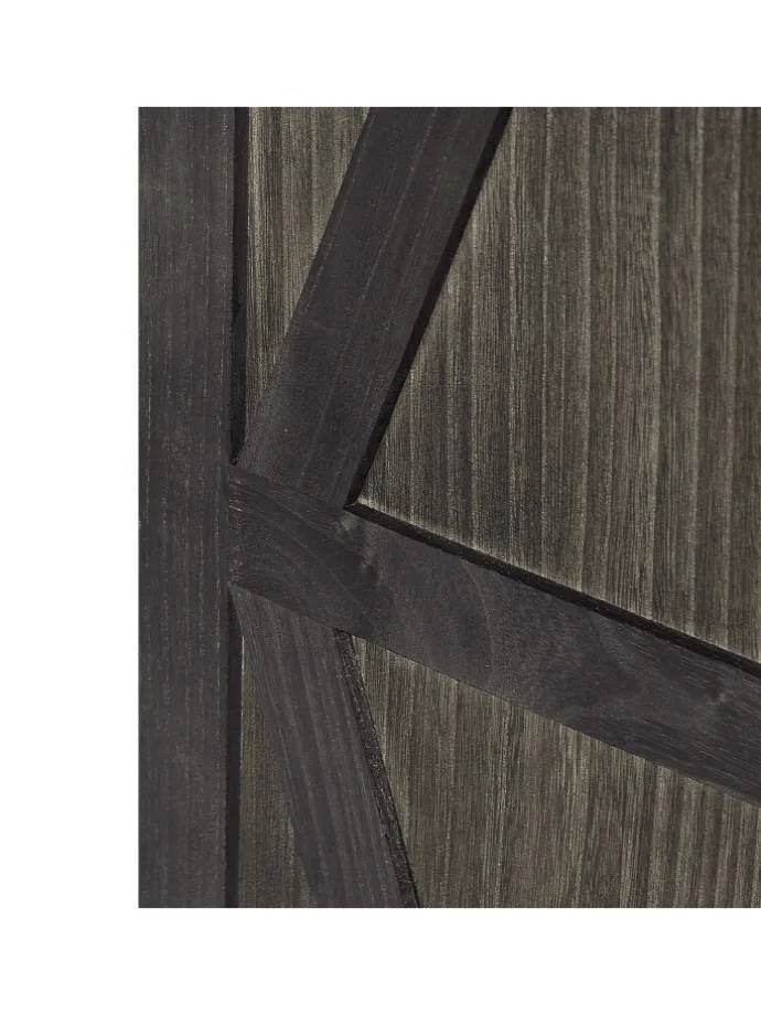 Paravent RIDANNA in Braun - (W) 163 x (H) 170 x (L) 2 cm